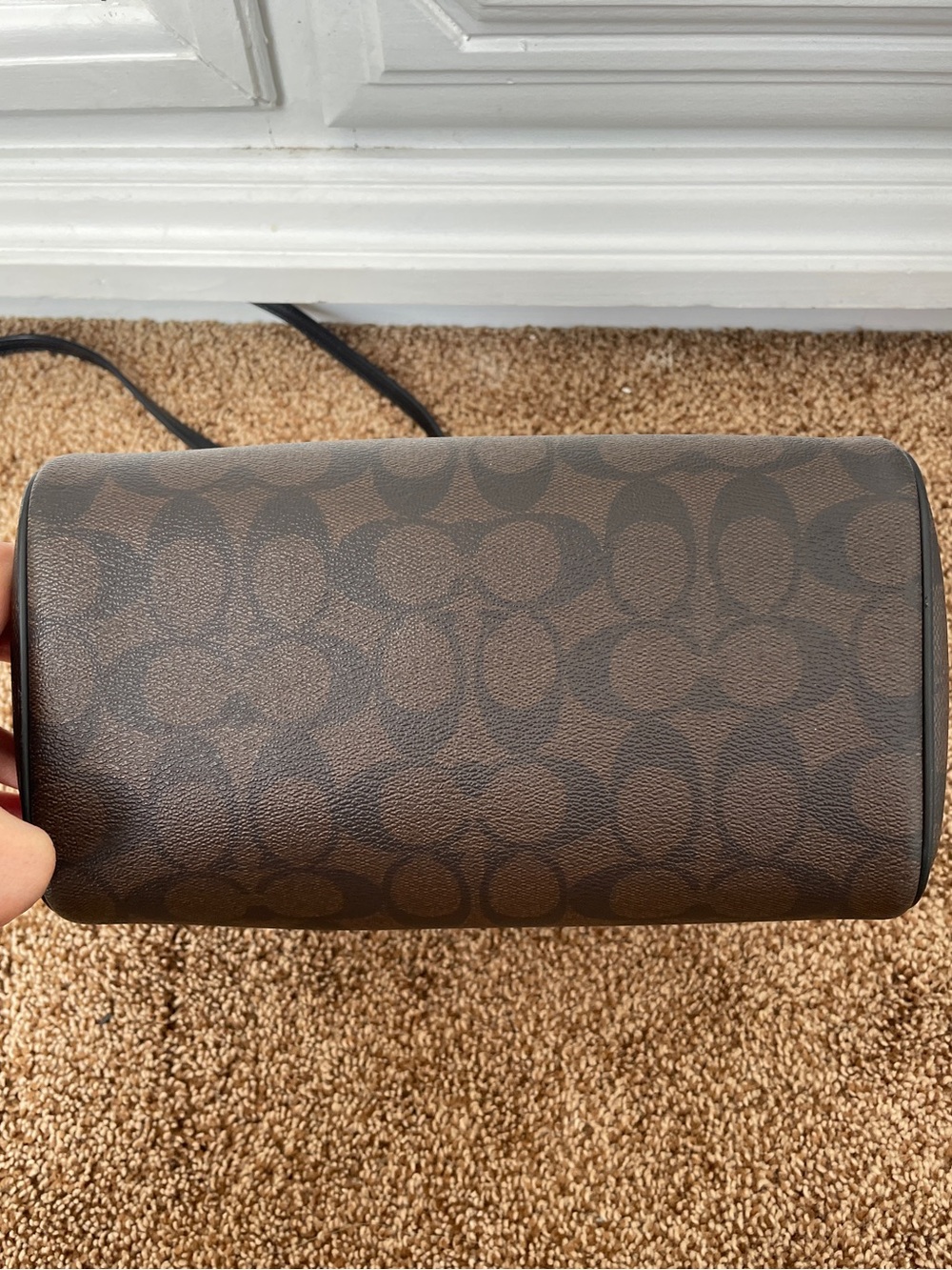 Coach Brown and Black Satchel - Picture 5 of 7